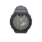 CASIO◆ソーラー腕時計_G-SHOCK/デジアナ/ラバー/BLK/BLK//