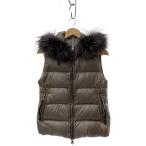 ショッピングduvetica DUVETICA◆ダウンベスト/40/--/BEG/13-010-510-5439-3-0