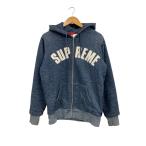 Supreme◆09AW/Arc Logo Thermal Zip Up/首元汚れ毛玉有/ジップパーカー/L