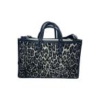 A VACATION◆ショルダーバッグ/パイル/BLK/アニマル