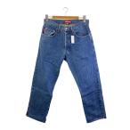 STUSSY◆USA製/32R/オールド/ストレートパンツ/32/デニム/IDG