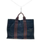 HERMES◆トートバッグ/キャンバス