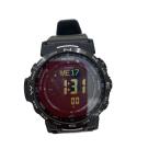CASIO◆ソーラー腕時計_PRO TREK/デジタル/--/BLK