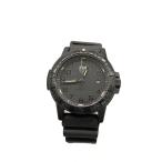 LUMINOX◆クォーツ腕時計/アナログ/ラバー/BLK/BLK/series 0320-1gbq h-3 lx