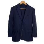 Z Zegna◆カシミア混/テーラードジャケット/44/ウール/BLU/ヘリンボーン