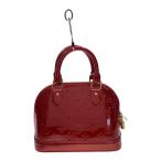 ショッピングヴェルニ LOUIS VUITTON◆アルマBB_モノグラム・ヴェルニ/エナメル/RED