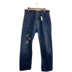 ショッピングEVISU EVISU◆ストレートパンツ/33/コットン/IDG/2001 NO.3