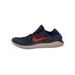 NIKE*Free RN Flyknit 2018/ свободный Ran fly вязаный / обувь /30cm/ темно-синий /942838-068