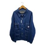 ショッピングカバーオール POINTER◆80s-90s/デニムカバーオール/SIZE:60/希少サイズ/ホツレ有