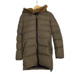 DUVETICA◆CARYSDUE/ロングダウンジャケット/40/ナイロン/カーキ/D.4842.00/1162-RLW