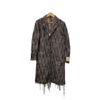 DIESEL◆チェスターコート/48/ポリエステル/ヘリンボーン