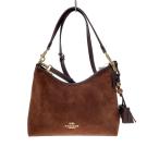 COACH◆ショルダーバッグ/スウェード/BRW/CCC75