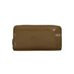 ショッピングヴェルニ LOUIS VUITTON◆ジッピー・ウォレット_モノグラム・ヴェルニ/エナメル/BEG/レディース/表面べたつき有