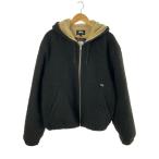 STUSSY◆Casentino Wool Work Jacket/パーカー/L/ポリエステル/BLK