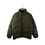 ショッピングstussy STUSSY◆ダウンジャケット/ダスパーカー/ペイズリー柄/M/ポリエステル/KHK/総柄