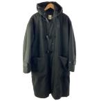 ショッピングダッフルコート Engineered Garments◆ダッフルコート/M/ポリエステル/BLK//