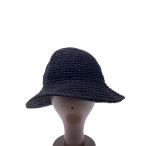 ストローハット/--/GRY/無地/メンズ