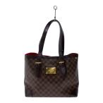 ショッピングダミエ LOUIS VUITTON◆ハムステッドGM_ダミエ・エベヌ/N51203/トートバッグ/PVC/BRW