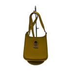 ショッピングHERMES HERMES◆ヴェスパ TPM/ショルダーバッグ/レザー/YLW//