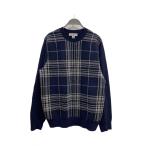 ショッピングGARCONS COMME des GARCONS SHIRT◆D/ニット・セーター/L/ウール/NVY/チェック/W24621