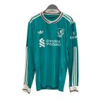 adidas◆S/FCリバプール/長袖Tシャツ/XS/ポリエステル/GRN/無地/JV6464
