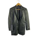ショッピングgucci GUCCI◆L/ラムレザーテーラードジャケット・ブルゾン/44/羊革/BLK/090797.28684