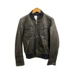 ショッピングGABBANA DOLCE&GABBANA◆レザージャケット・ブルゾン/44/羊革/BRW/LS-G9D61L
