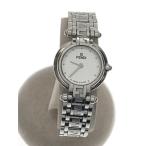 FENDI◆クォーツ腕時計/アナログ/ステンレス/ホワイト/シルバー/750L//