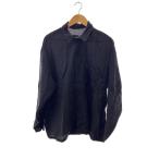 ショッピングカシミア COMOLI◆長袖シャツ/3/カシミア/BLK/X01-02005