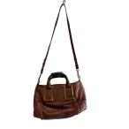 ショッピングchloe Chloe◆ハンドバッグ/レザー/BRW/無地