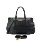 COACH◆モルガンサッチェル/2way/レザー/f35185