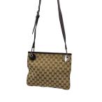 ショッピングＧＧキャンバス GUCCI◆ショルダーバッグ_GGキャンバス/キャンバス/BRW