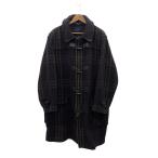 BURBERRY LONDON* полупальто "даффл коут" /--/ шерсть / многоцветный / проверка /BAN14-715-5752//