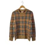 ショッピングBURBERRY BURBERRY◆ニット・セーター(厚手)/S/カシミア/CML/チェック/CNJIAULT439TON