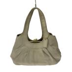 COACH◆ハンドバッグ/レザー/WHT/F14379