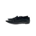 JIL SANDER* Flat туфли-лодочки /38/BLK/ кожа /JS36041A//