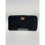 DOLCE&GABBANA◆長財布/レザー/BLK/レディース