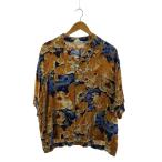 JieDa◆アロハシャツ/--/レーヨン/NVY/総柄/jie-22ssh09-a