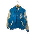 ZARA◆×RHUIGI/スタジャン/XL/ポリエステル/BLU