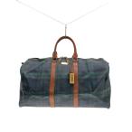 POLO RALPH LAUREN* сумка "Boston bag" / кожа /GRN/ проверка 