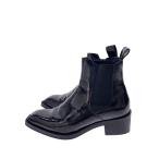 ショッピングzara ZARA◆ブーツ/26.5cm/BLK/エナメル/2029/220/800