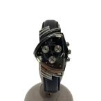 HAMILTON◆ベンチュラ クロノグラフ/クォーツ腕時計/アナログ/レザー/BLK/BLK/h244121