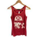 HYSTERIC GLAMOUR◆キャミソール・タンクトップ/FREE/コットン/RED/0122CR06/ヒスガール/Y2K//