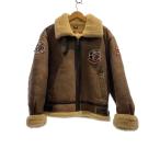 B-3/ムートン/韓国製/フライトジャケット/XL/--/BRW