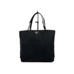 PRADA◆ハンドバッグ/ナイロン/ブラック