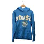 STUSSY◆STUSSY/MADE IN USA/パーカー/M/コットン/BLU/158837