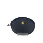 ショッピングdior Christian Dior◆ラウンドレザーコインケース/レザー/BLK/無地/レディース