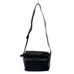 ショッピングPRADA PRADA◆クロコ型押し/切替/ショルダーバッグ/ナイロン/BLK