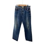 STUSSY◆BIG OL JEAN DENIM/34/コットン/IDG/1