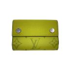 ショッピングLOUIS LOUIS VUITTON◆3つ折り財布/--/YLW/総柄/レディース